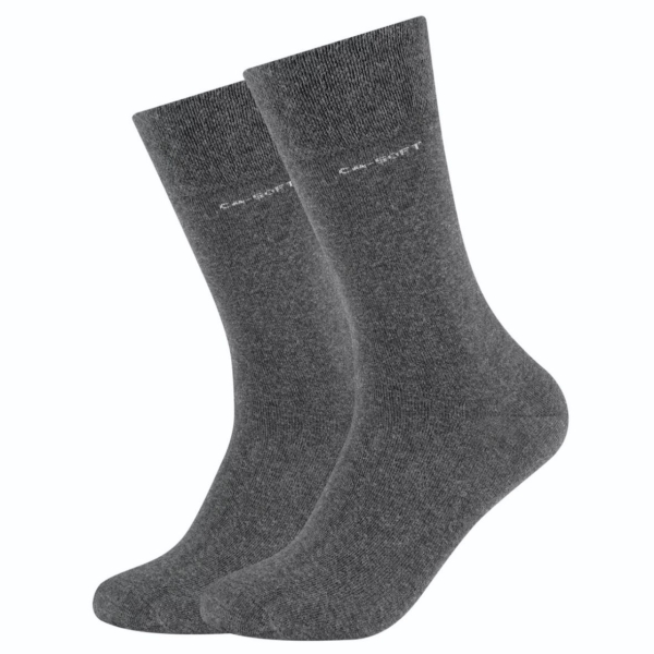 Camano Unisex Socken 2 Paar Ca-Soft Bamboo ohne Gummidruck