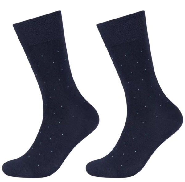 Camano Herren Socken 2 Paar Ca-Soft Mini Dots