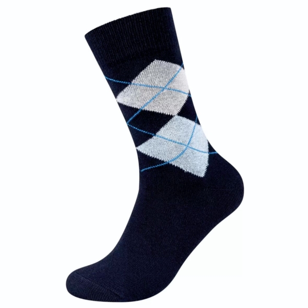 Camano Herren Socken 1 Paar Cosy Wool Argyle