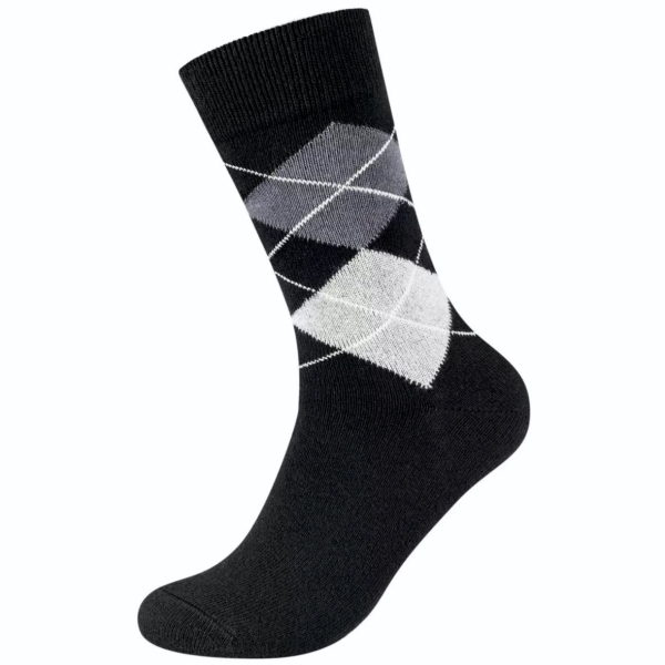 Camano Herren Socken 1 Paar Cosy Wool Argyle