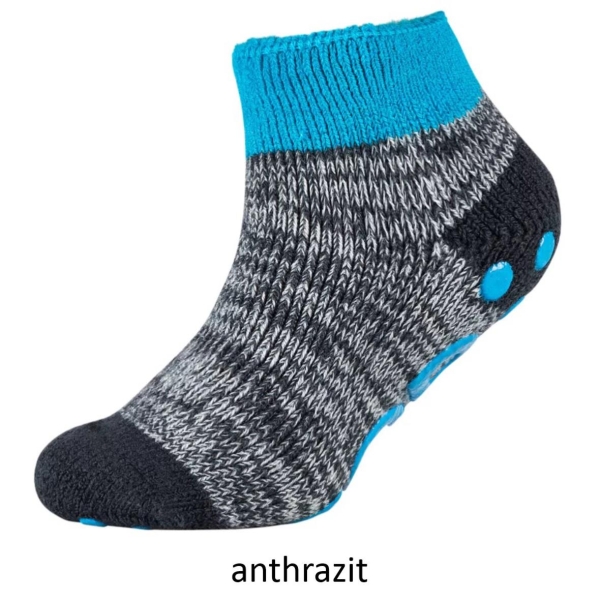 Camano Kinder Quarter Socken Fashion Warm-Up ABS-Antirutschsocken mit Noppen 1 Paar