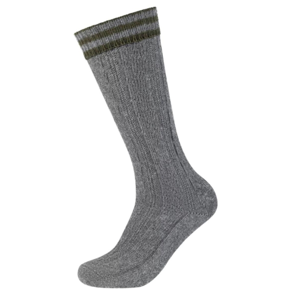 Camano Unisex Wiesn-Kniestrümpfe mit Umschlag Warm & Cozy 1 Paar