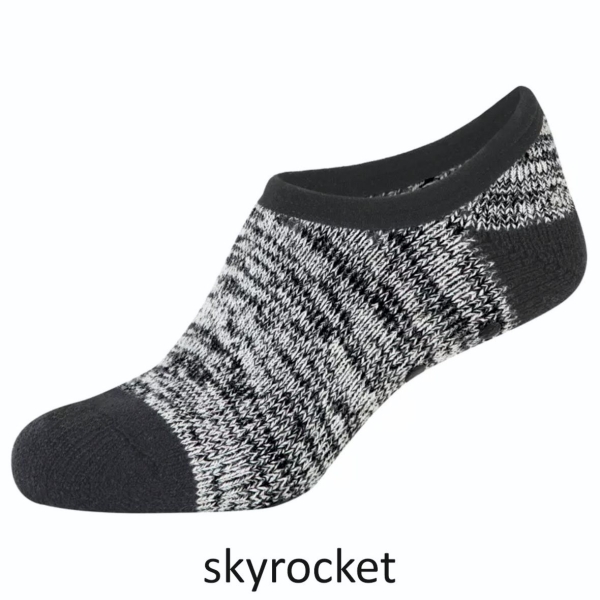 Camano Damen Sneaker Socken Warm & Cozy ABS-Antirutschsocken mit Noppen 1 Paar Mouline Cosy