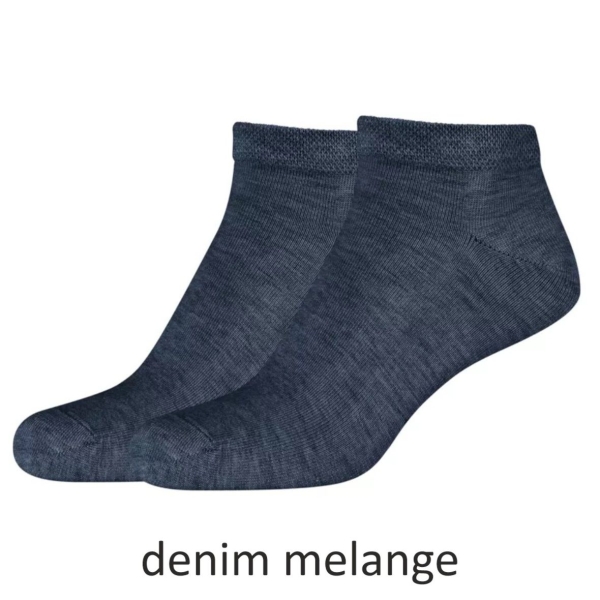 Camano Unisex Sneaker Socken 2 Paar Ca-Soft Bamboo ohne Gummidruck