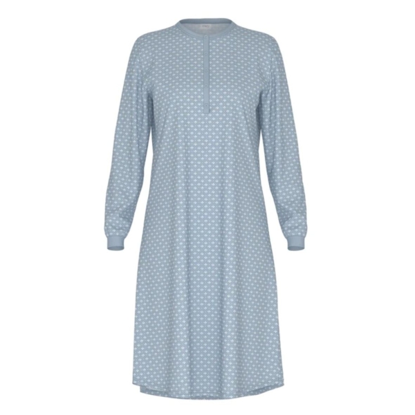 Mey Damen langarm Nachthemd Blue Ornaments