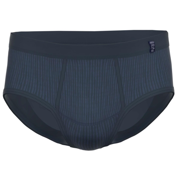 Huber Comfort Pant Slip Uomo Con Apertura - Gamba Corta, 100% Cotone Pettinato, Vestibilità Morbida