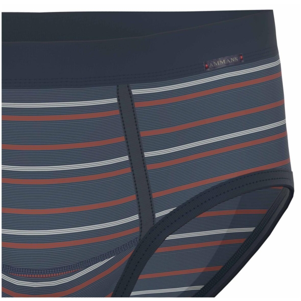 Ammann Herren Slip mit Eingriff Fashion Feinripp