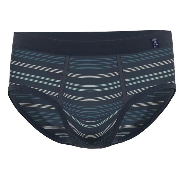 Ammann Herren Slip mit Eingriff Fashion Feinripp