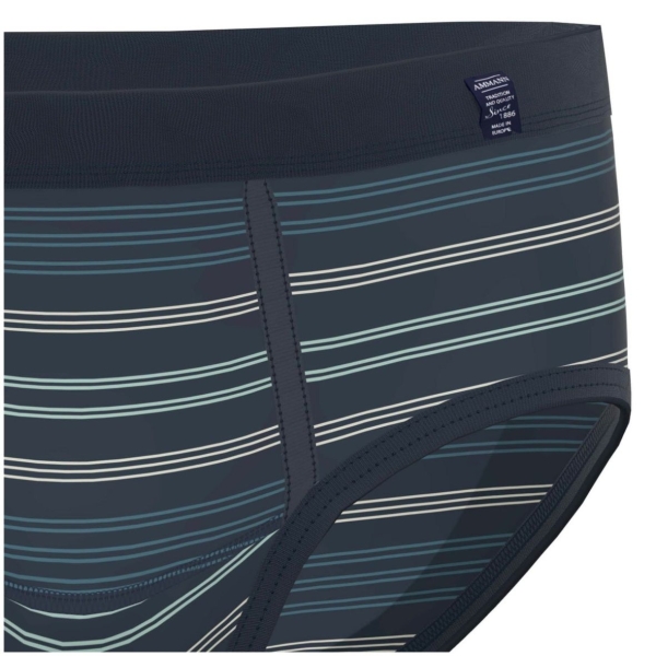 Ammann Herren Slip mit Eingriff Fashion Feinripp