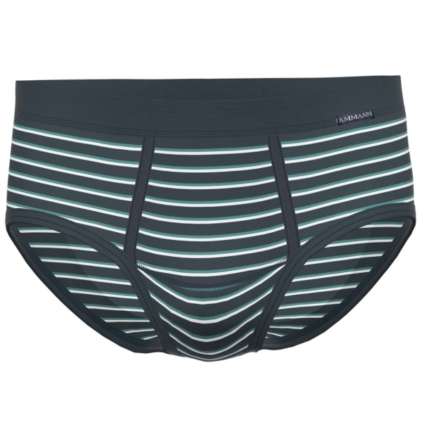 Ammann Herren Slip mit Eingriff Fashion Feinripp