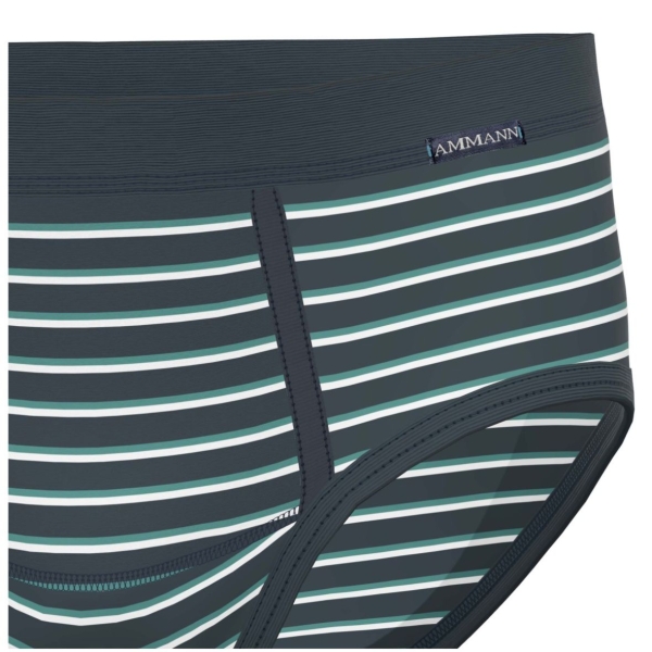 Ammann Herren Slip mit Eingriff Fashion Feinripp