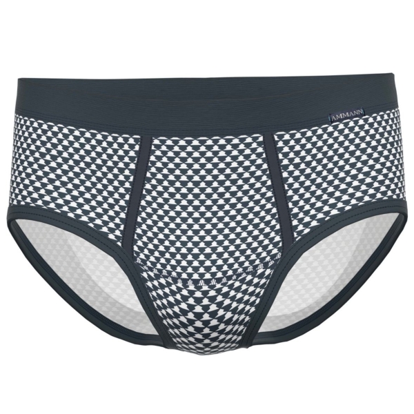 Ammann Herren Slip mit Eingriff Fashion Feinripp