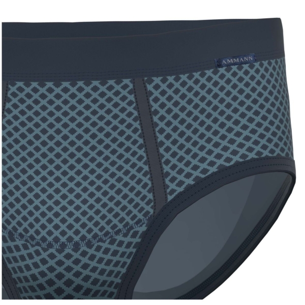 Ammann Herren Slip mit Eingriff Fashion Feinripp