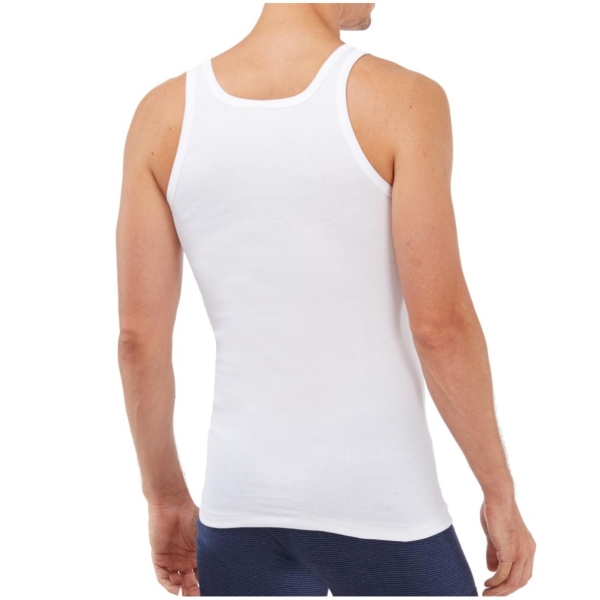 Schöller Herren Unterhemden Hermes 5er Pack Sportjacken Feinripp
