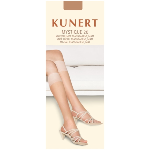 Kunert Mystique 20 Kniestrumpf 3er Pack