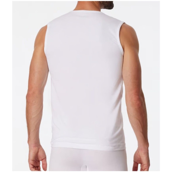 Schiesser Herren Unterhemden 95/5 2er Pack Tanktops Organic Cotton