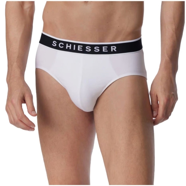 Schiesser Herren Slips 95/5 3er Pack Rioslips Organic Cotton