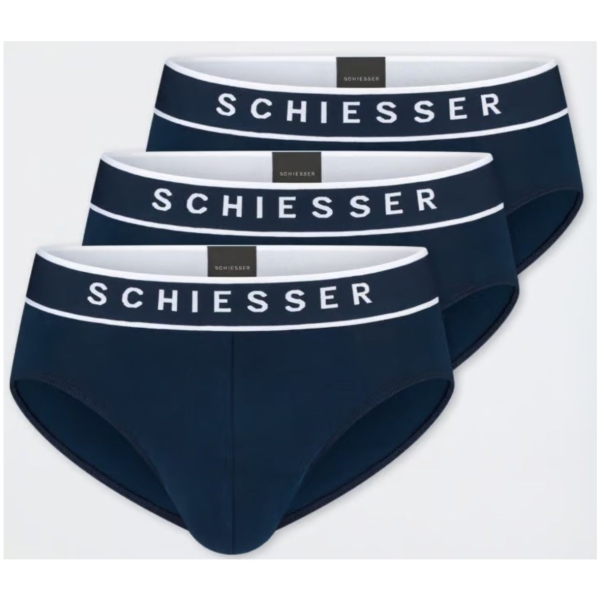 Schiesser Herren Slips 95/5 3er Pack Rioslips Organic Cotton