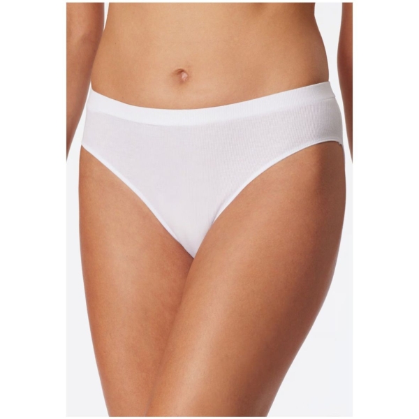 Schiesser Damen Slip Pure Rib Rioslip Doppelripp