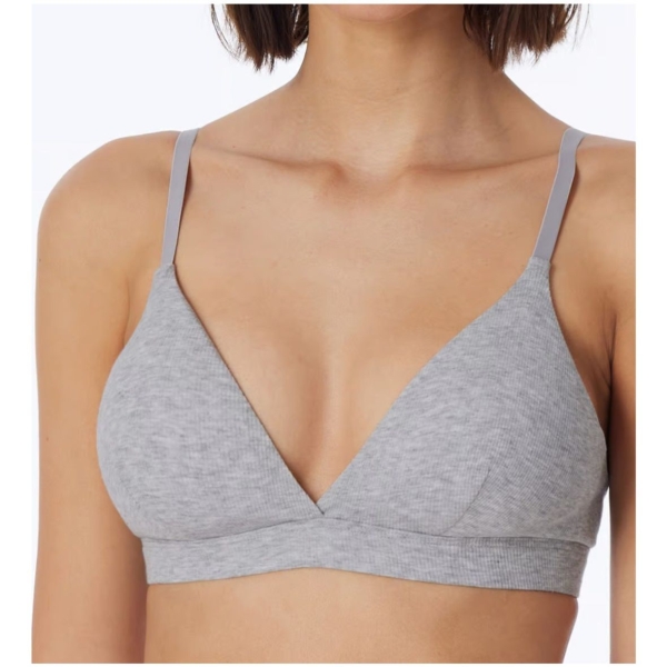 Schiesser Damen Soft-BH ohne Bügel Pure Rib