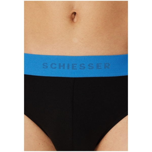 Schiesser Herren Slips 95/5 3er Pack Rioslips Organic Cotton