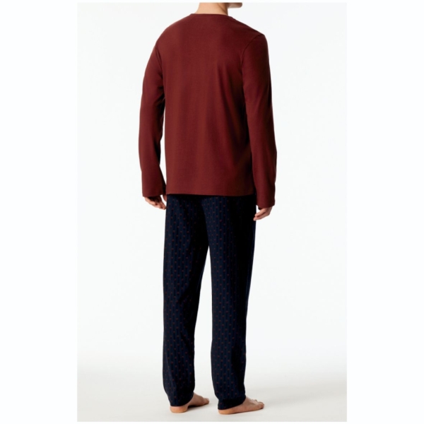 Schiesser Herren langer Schlafanzug Casual Essentials