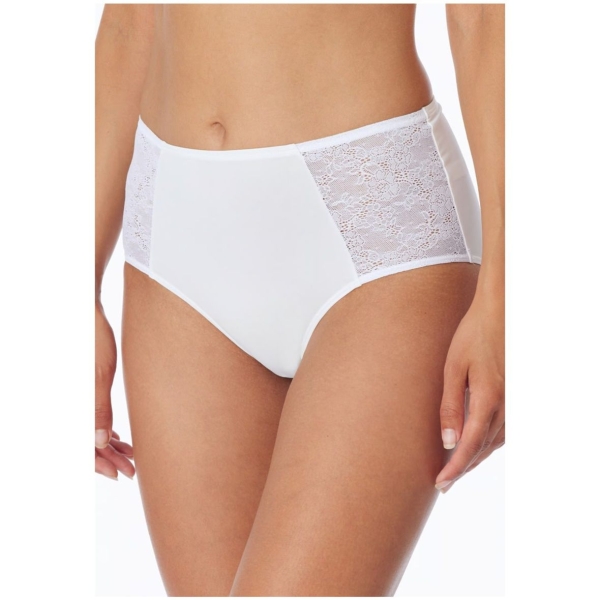 Schiesser Damen Midislip Air mit Spitze