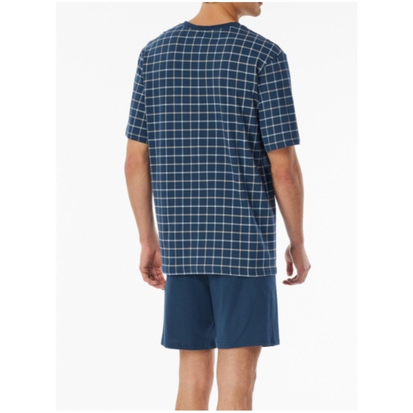 Schiesser Herren kurzer Schlafanzug Comfort Essentials