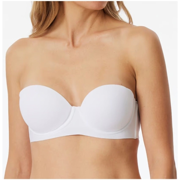 Schiesser Damen Bandeau-BH Unique Micro mit abnehmbaren Trägern