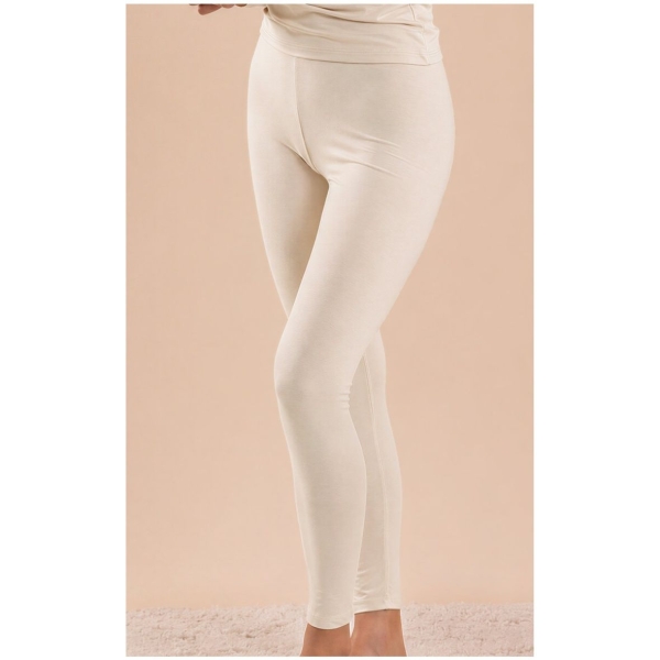 Nina von C. Damen lange Unterhose Skin Love Leggings Modal/Seide