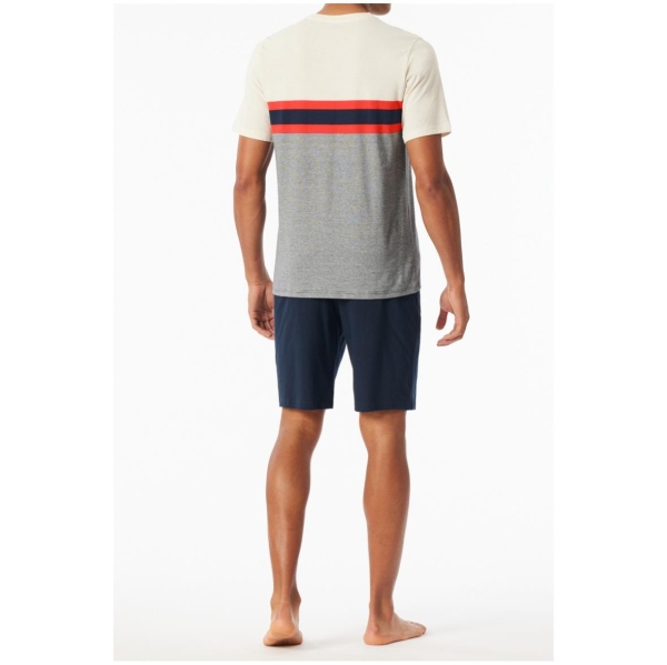 Schiesser Herren kurzer Schlafanzug Casual Nightwear