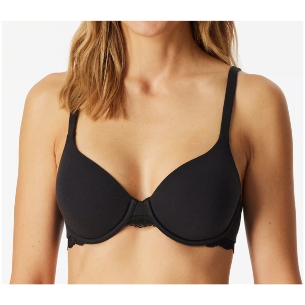 Schiesser Damen Schalen-BH mit Bügel Unique Cotton