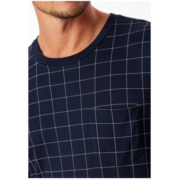 Schiesser Herren langer Schlafanzug Fine Interlock