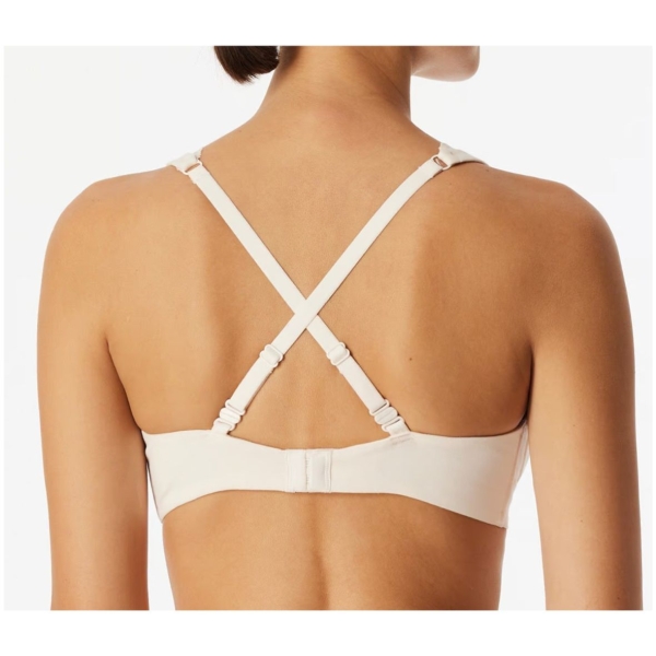 Schiesser Damen Soft-BH ohne Bügel gemoldet Unique Cotton