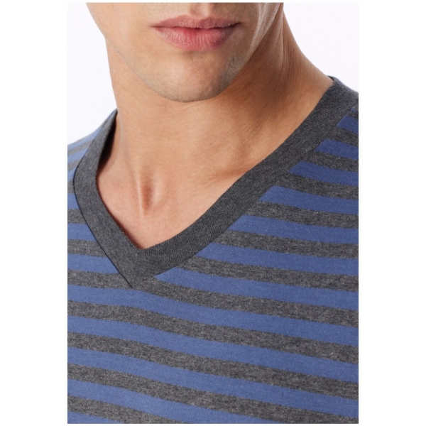 Schiesser Herren langer Schlafanzug Casual Nightwear