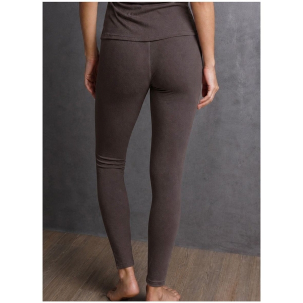 Nina von C. Damen lange Unterhose Bamboo Rib Leggings Viskose