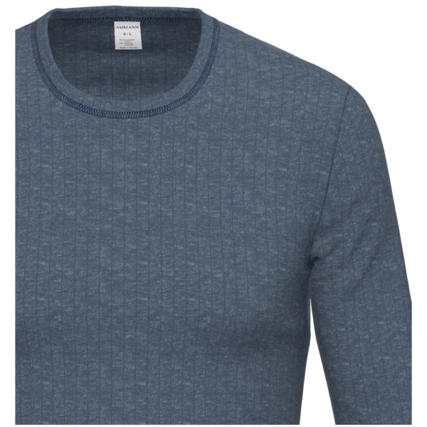 Ammann Unisex langarm Unterhemd Thermo Him & Her Shirt 1/1 Arm angeraut