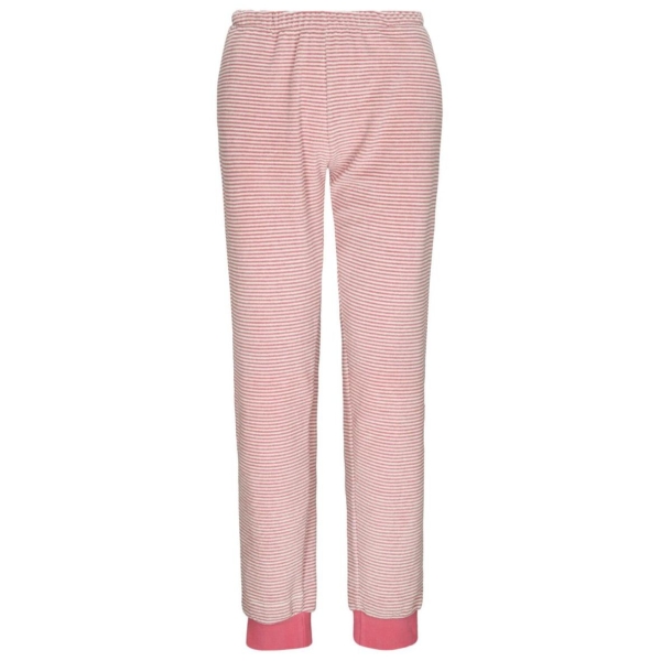 In Linea Damen langer Schlafanzug Secret Frottee Pyjama lang