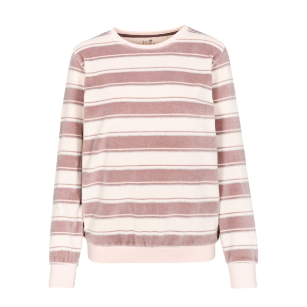 In Linea Damen langer Schlafanzug Secret Velours Pyjama lang