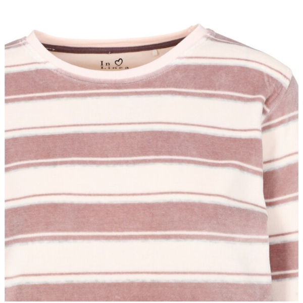 In Linea Damen langer Schlafanzug Secret Velours Pyjama lang