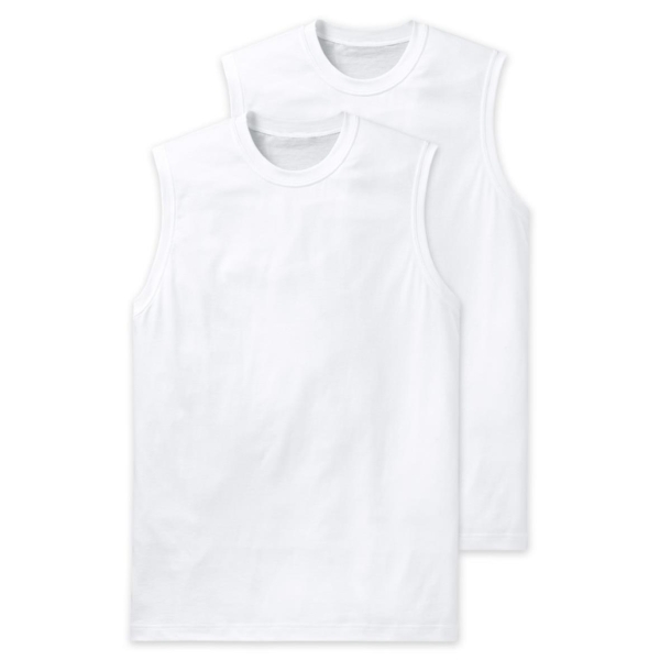 Schiesser Herren Unterhemden Essentials 2er Pack American Shirts Tank Tops