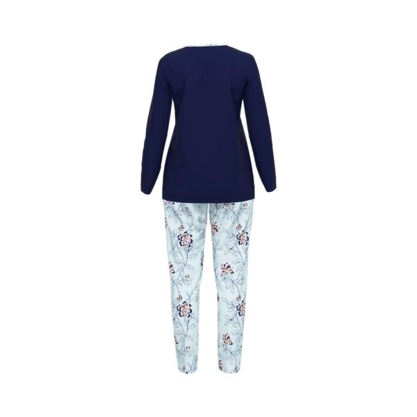 Götzburg Damen langer Schlafanzug Pyjama