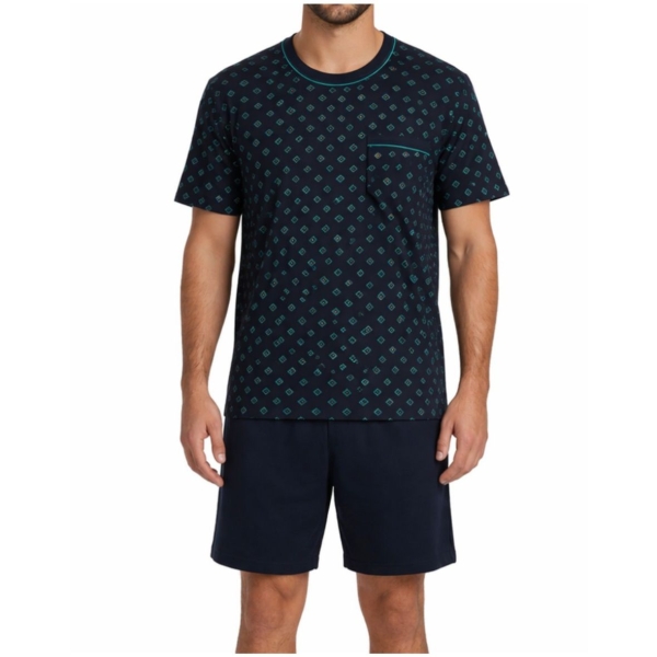 Cito Herren kurzer Schlafanzug Fashion Fashion Pyjama kurz