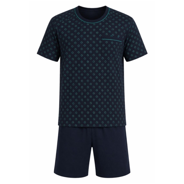 Cito Herren kurzer Schlafanzug Fashion Fashion Pyjama kurz