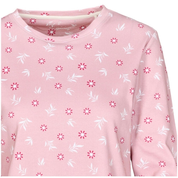 Attention Damen langarm Nachthemd Cosy Interlock Sleepshirt