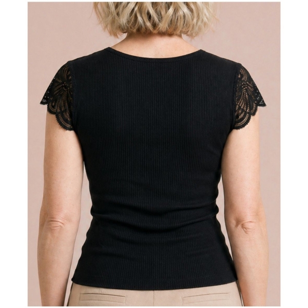 Nina von C. Wool Silk Deluxe Halbarm-Shirt Merinowolle/Seide