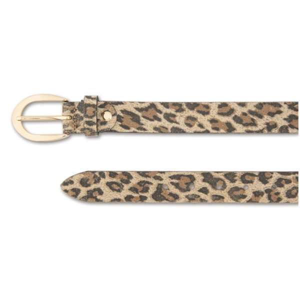 Bernd Götz Damen Ledergürtel in Leopardenprint