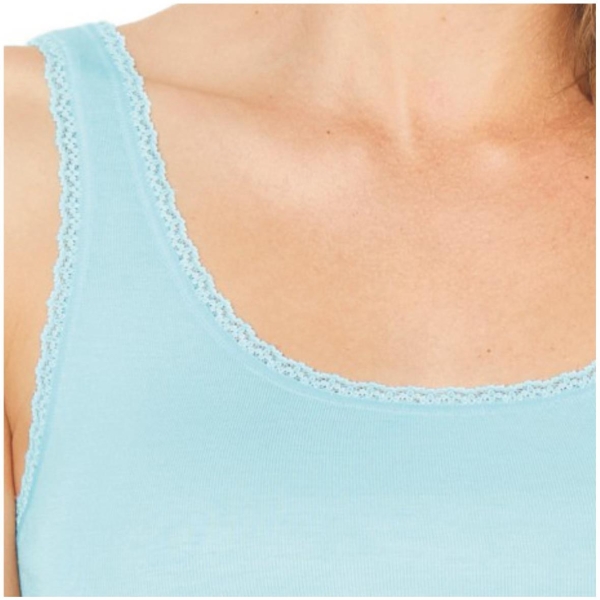 Speidel Damen Unterhemd mit Spitze Fashion Achselhemd