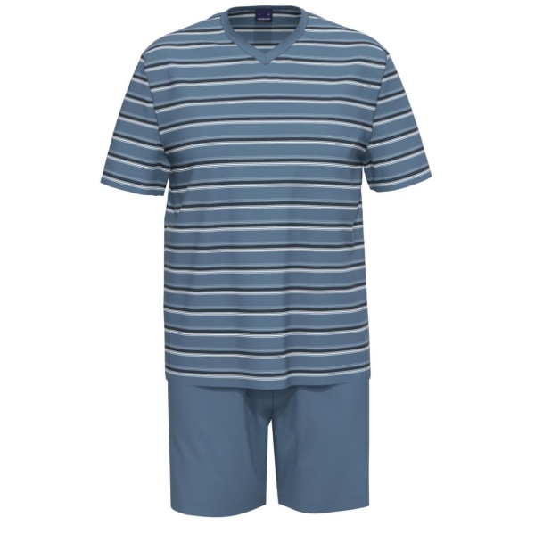 Ammann Herren kurzer Schlafanzug Fashion Pyjama kurz