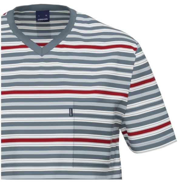 Ammann Herren kurzer Schlafanzug Fashion Pyjama kurz